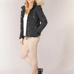 Vêtements Femme Doudounes Vero Moda FEA Noir -Manteaux Soldes Magasin 6235067 500 C