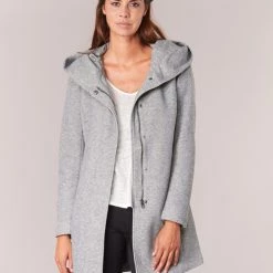 Vêtements Femme Manteaux Only SEDONA Gris