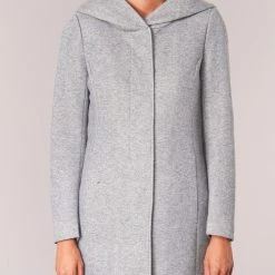 Vêtements Femme Manteaux Only SEDONA Gris -Manteaux Soldes Magasin 6290064 500 D