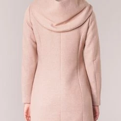 Vêtements Femme Manteaux Only SEDONA Rose -Manteaux Soldes Magasin 6290066 500 E