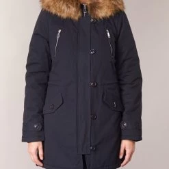 Vêtements Femme Parkas Betty London HARI Marine 10 Vêtements Femme Parkas Betty London HARI Marine -Manteaux Soldes Magasin 6331582 500 D