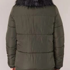 Vêtements Femme Doudounes Moony Mood HIPATI Kaki / Noir -Manteaux Soldes Magasin 6491431 500 E