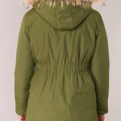Vêtements Femme Parkas Yurban HILAPIT Kaki -Manteaux Soldes Magasin 6684309 500 E