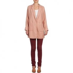 Vêtements Femme Manteaux Yumi AEKA Rose -Manteaux Soldes Magasin 750869 500 C