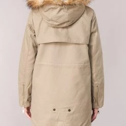 Vêtements Femme Parkas Moony Mood GARNO Beige -Manteaux Soldes Magasin 7740128 500 E