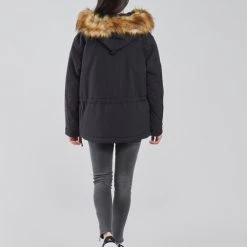 Vêtements Femme Parkas Napapijri SKIDOO Noir -Manteaux Soldes Magasin 7762411 500 D