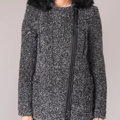 Vêtements Femme Manteaux Smash BATUATA Gris -Manteaux Soldes Magasin 7762599 500 D