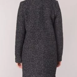 Vêtements Femme Manteaux Vila VICAT Noir -Manteaux Soldes Magasin 7881091 500 E