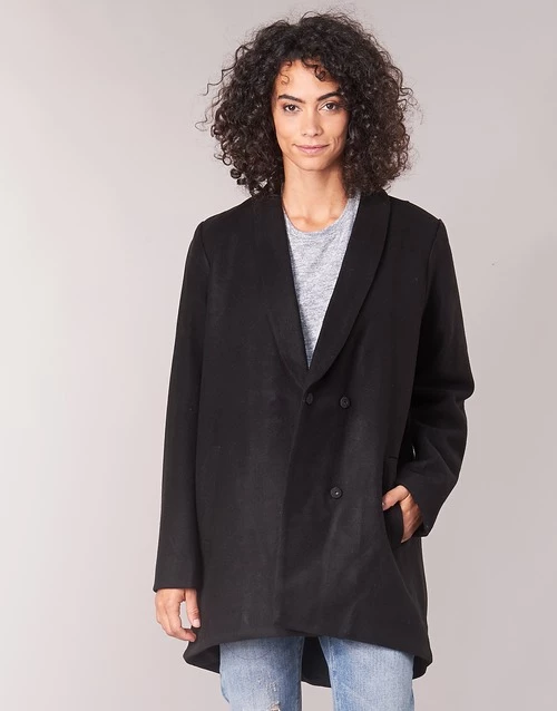 Vêtements Femme Manteaux Vila VICAMDON Noir 3 Vêtements Femme Manteaux Vila VICAMDON Noir