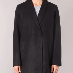 Vêtements Femme Manteaux Vila VICAMDON Noir 10 Vêtements Femme Manteaux Vila VICAMDON Noir -Manteaux Soldes Magasin 7881106 500 D