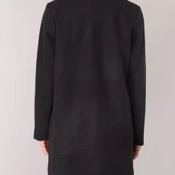 Vêtements Femme Manteaux Vila VICAMDON Noir 11 Vêtements Femme Manteaux Vila VICAMDON Noir -Manteaux Soldes Magasin 7881106 500 E