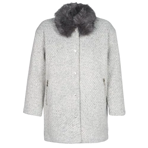 Vêtements Femme Manteaux Le Temps des Cerises DUCHESSE Gris 4 Vêtements Femme Manteaux Le Temps des Cerises DUCHESSE Gris – Image 2