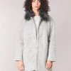 Vêtements Femme Manteaux Le Temps des Cerises DUCHESSE Gris -Manteaux Soldes Magasin 7882071 500 B
