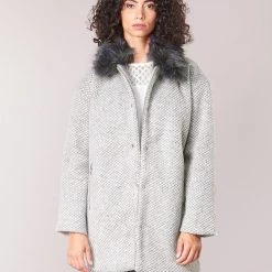 Vêtements Femme Manteaux Le Temps des Cerises DUCHESSE Gris