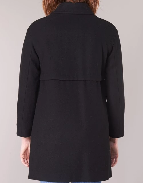 Vêtements Femme Manteaux Sisley FAREDA Noir 7 Vêtements Femme Manteaux Sisley FAREDA Noir – Image 5