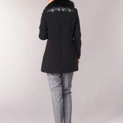 Vêtements Femme Manteaux Desigual COLLINE Noir -Manteaux Soldes Magasin 7908180 500 C