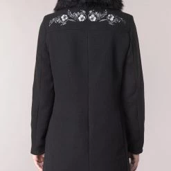 Vêtements Femme Manteaux Desigual COLLINE Noir -Manteaux Soldes Magasin 7908180 500 E