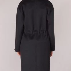 Vêtements Femme Manteaux Benetton MARBELLO Noir -Manteaux Soldes Magasin 8025465 500 E