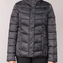 Vêtements Femme Doudounes Kaporal GLIT Noir -Manteaux Soldes Magasin 8036365 500 D