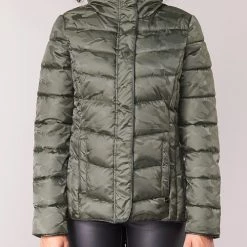 Vêtements Femme Doudounes Kaporal GLIT Kaki -Manteaux Soldes Magasin 8036366 500 D
