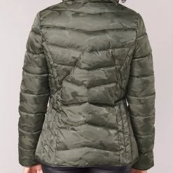 Vêtements Femme Doudounes Kaporal GLIT Kaki -Manteaux Soldes Magasin 8036366 500 E