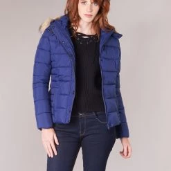 Vêtements Femme Doudounes Kaporal GOLDY Marine -Manteaux Soldes Magasin 8036370 500 B
