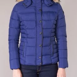 Vêtements Femme Doudounes Kaporal GOLDY Marine -Manteaux Soldes Magasin 8036370 500 D
