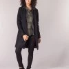 Vêtements Femme Manteaux Ikks AFTER Noir -Manteaux Soldes Magasin 8086426 500 B
