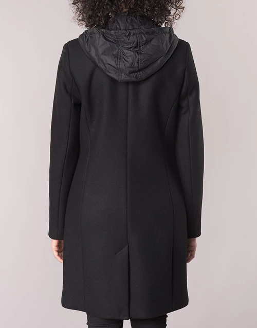 Vêtements Femme Manteaux Ikks AFTER Noir 6 Vêtements Femme Manteaux Ikks AFTER Noir – Image 5