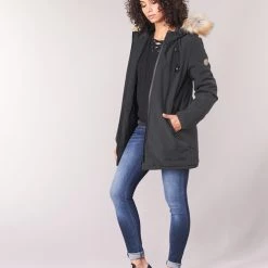 Vêtements Femme Parkas 80DB Original DIVA Noir 9 Vêtements Femme Parkas 80DB Original DIVA Noir -Manteaux Soldes Magasin 8151415 500 C