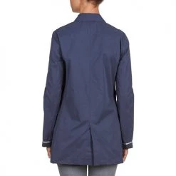 Vêtements Femme Trenchs La City FELICIANA Marine -Manteaux Soldes Magasin 827645 500 E