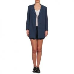 Vêtements Femme Manteaux See U Soon CARINA Marine 9 Vêtements Femme Manteaux See U Soon CARINA Marine -Manteaux Soldes Magasin 849679 500 C