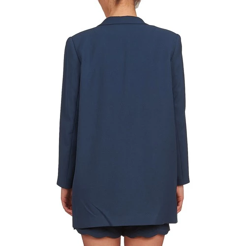 Vêtements Femme Manteaux See U Soon CARINA Marine 7 Vêtements Femme Manteaux See U Soon CARINA Marine – Image 5