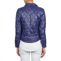 Vêtements Femme Doudounes Alba Moda ANKE Bleu -Manteaux Soldes Magasin 865406 500 E