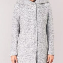 Vêtements Femme Manteaux Only ONLSEDONA Gris -Manteaux Soldes Magasin 8831152 500 D