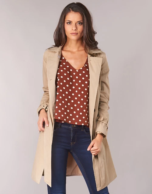 Vêtements Femme Manteaux Betty London JIVELU Beige 3 Vêtements Femme Manteaux Betty London JIVELU Beige