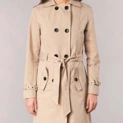 Vêtements Femme Manteaux Betty London JIVELU Beige 10 Vêtements Femme Manteaux Betty London JIVELU Beige -Manteaux Soldes Magasin 8836679 500 D