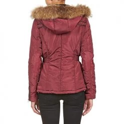 Vêtements Femme Doudounes Betty London BAMBOU Bordeaux -Manteaux Soldes Magasin 887836 500 E