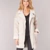 Vêtements Femme Manteaux Only ONLFELICITY Beige -Manteaux Soldes Magasin 9467105 500 B