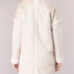 Vêtements Femme Manteaux Only ONLFELICITY Beige -Manteaux Soldes Magasin 9467105 500 E